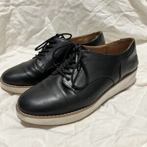 Call It Spring Women's Black Platform Oxford Shoes - Size 8